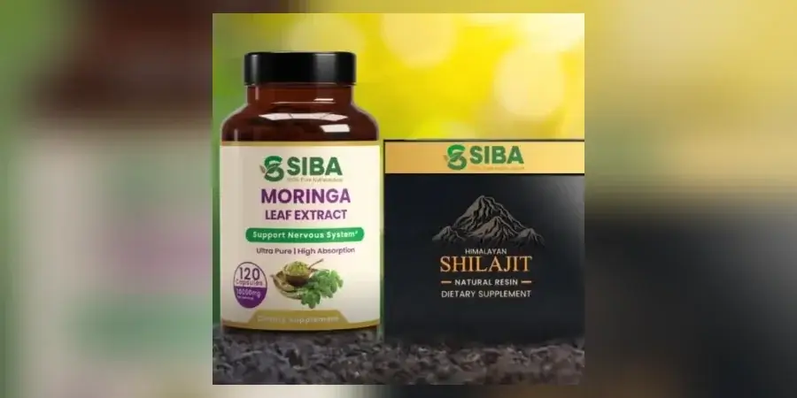 Siba Vitamins moringa extract and Himalayan shilajit resin